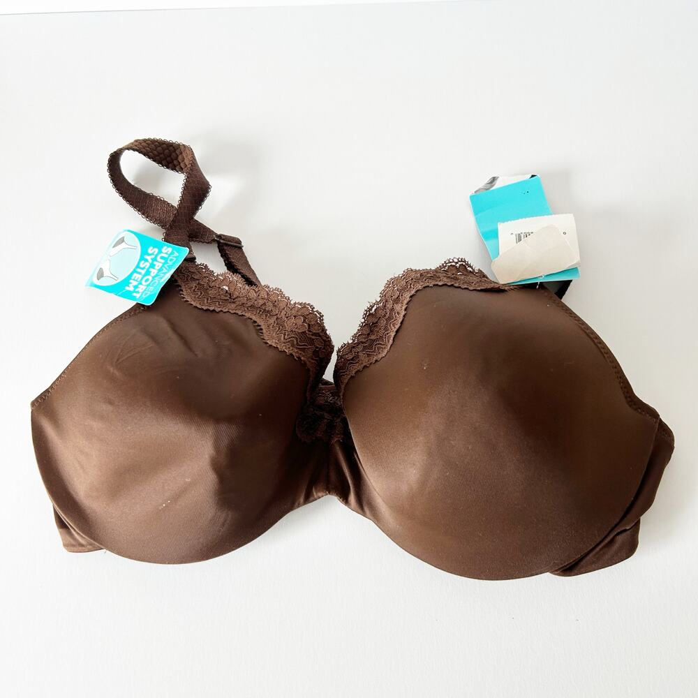 NWT Vanity Fair Cafe Mocha Advanced Support System Bra 34D